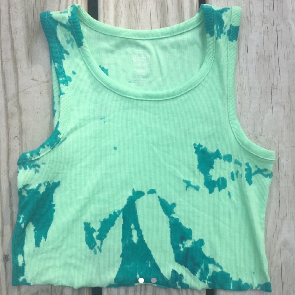Tie dyed crop top